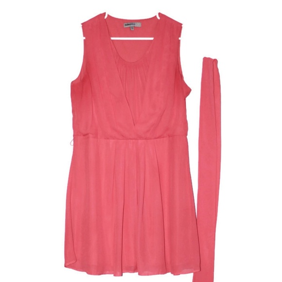 bailey blue Dresses & Skirts - Chiffon Skater Dress, Size XL, Peach